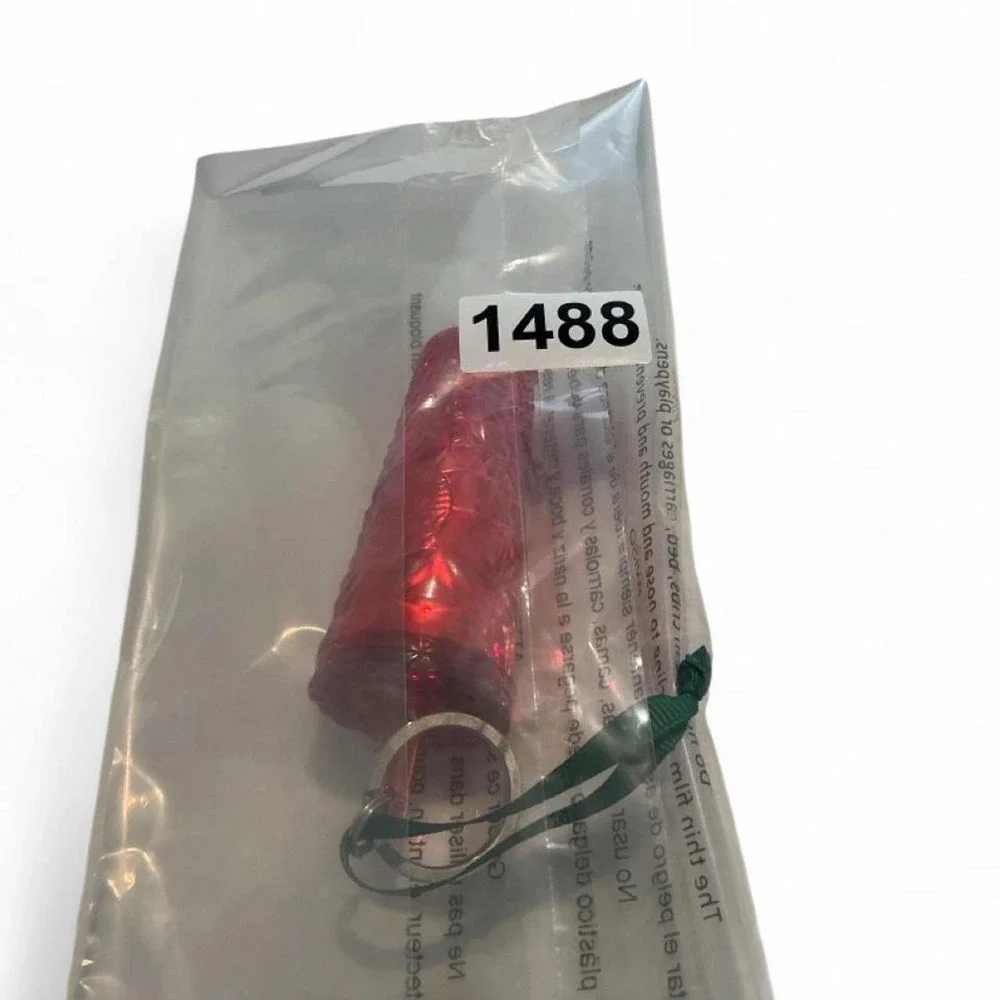 Starbucks Keychain Ornament OS Red Excellent Studded Mini Cup